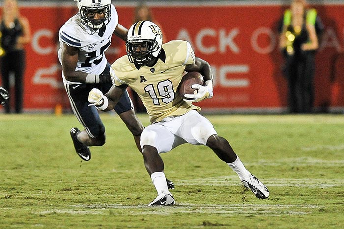 Thanks to his hard work — and first generation scholarship — No. 19 wide receiver, Josh Reese, '14, graduated with his bachelor's degree in summer 2014. Over the span of his UCF athletic career, he's helped the Knights win multiple conference championships and bowl games.
