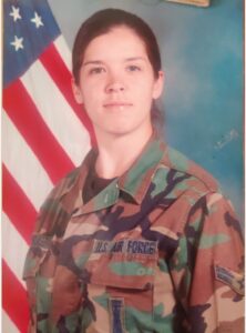 woman in USAF uniform