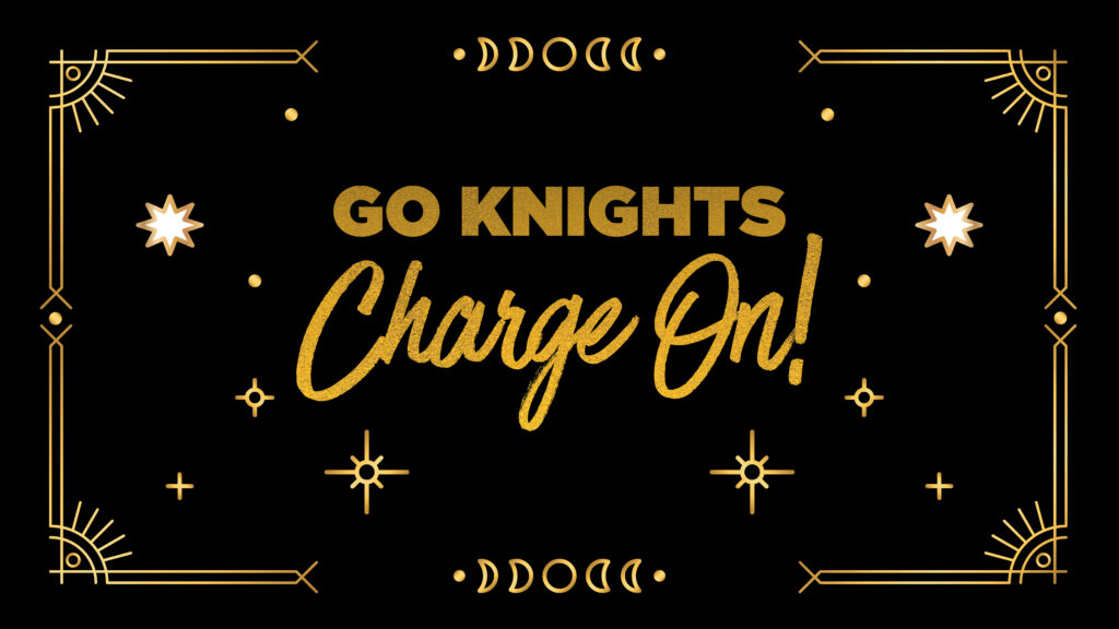 Go Knights Charge On desktop wallpaper