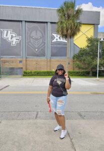 woman standing at ucf