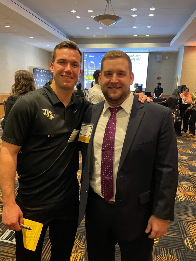 two men standing at ucf