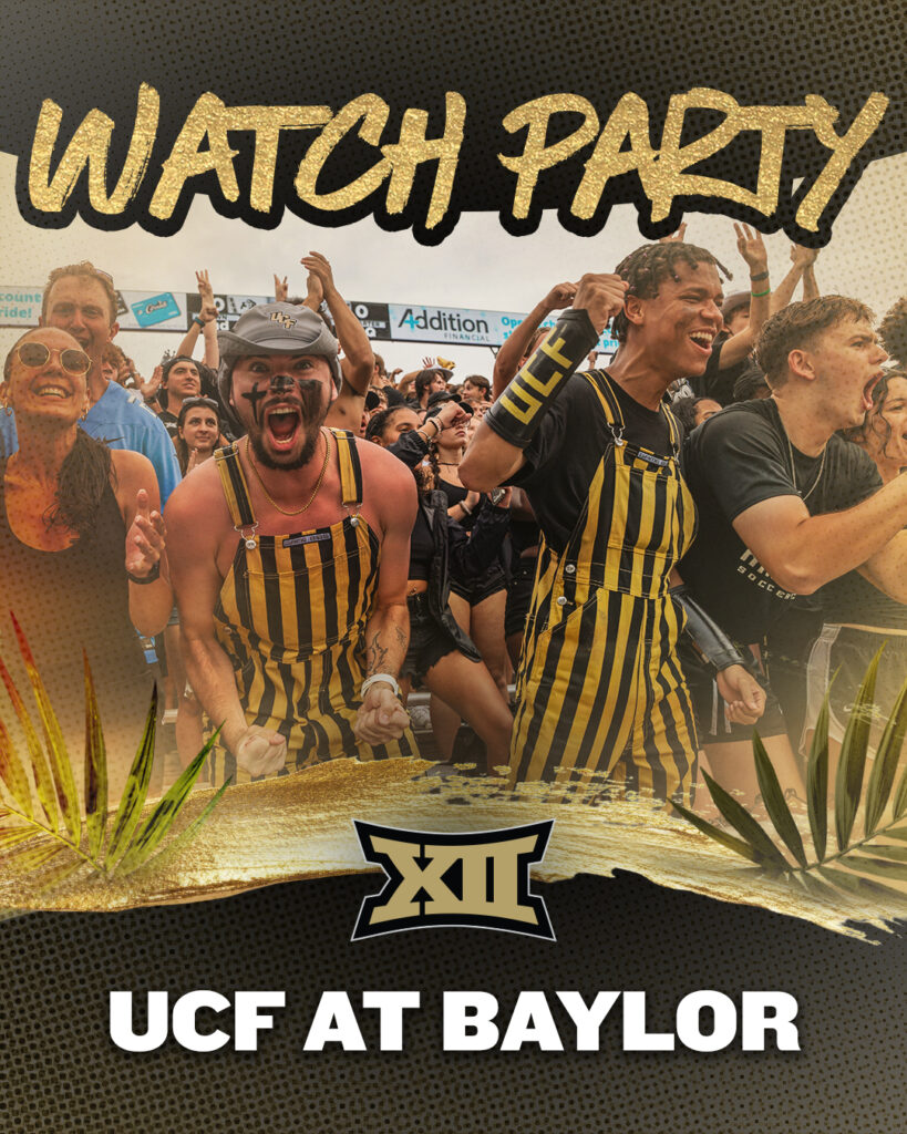 Promotional Graphic for the UCF @ Baylor Watch Parties