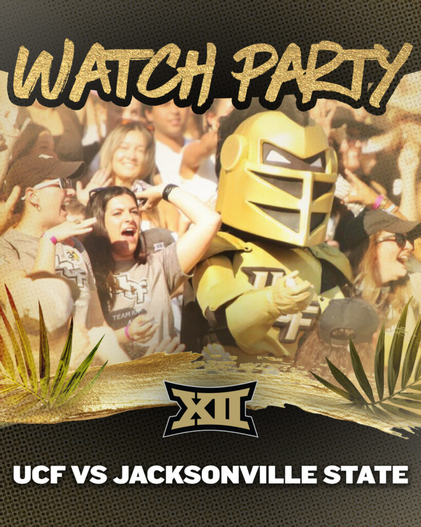 Promotional Graphic for the UCF vs. Jacksonville State Watch Parties