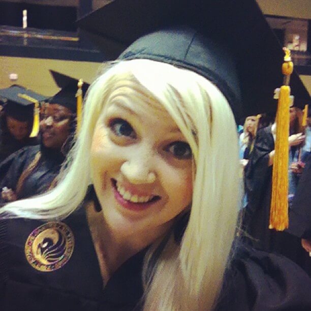 woman at graduation