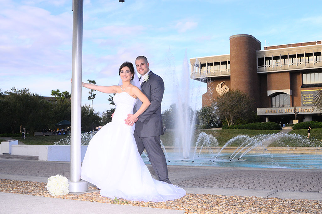 wedding picture of man and wife