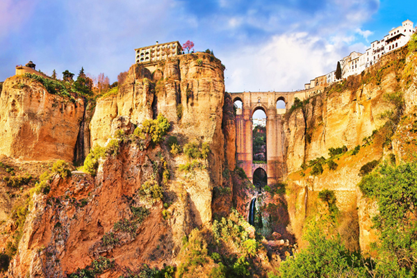 image of a resort on a mountaintop in Spain