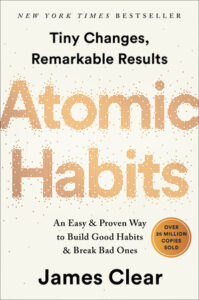 Book cover of Atomic Habits by James Clear. Click to visit publisher's website.