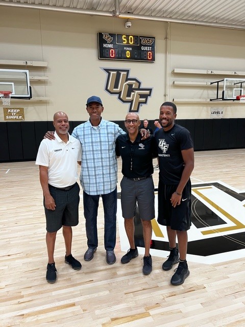 group of men on basketball court
