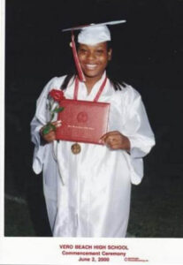 high school graduation photo