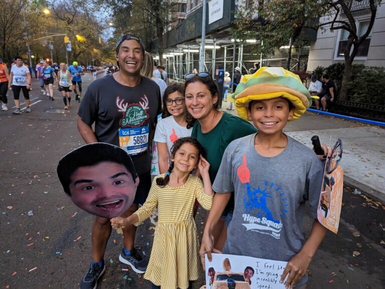 family at marathon