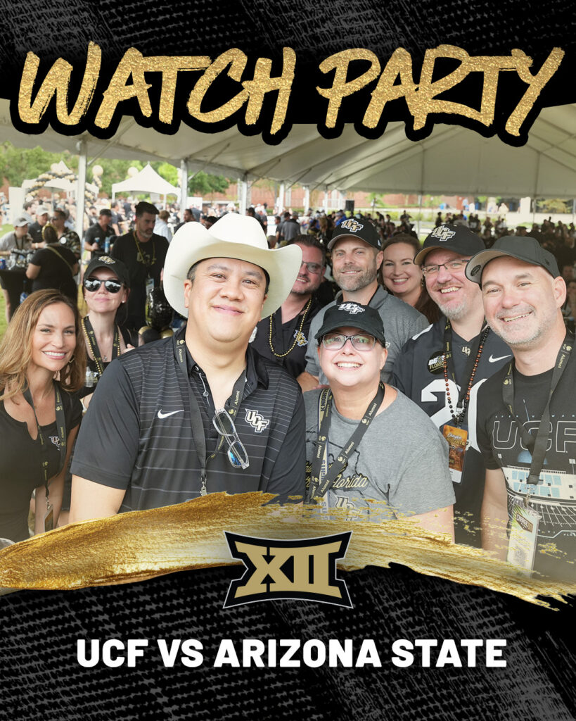 Promotional Graphic for the UCF vs. Arizona StateWatch Parties
