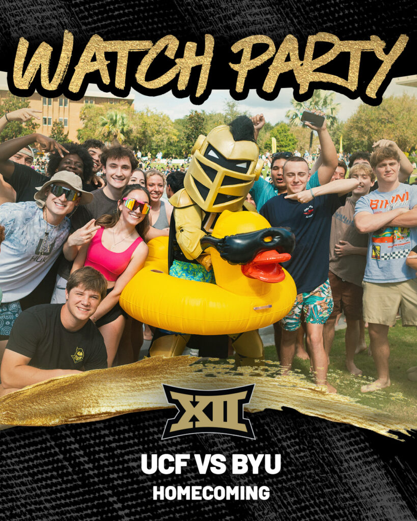 Promotional Graphic for the UCF vs. BYU Watch Parties
