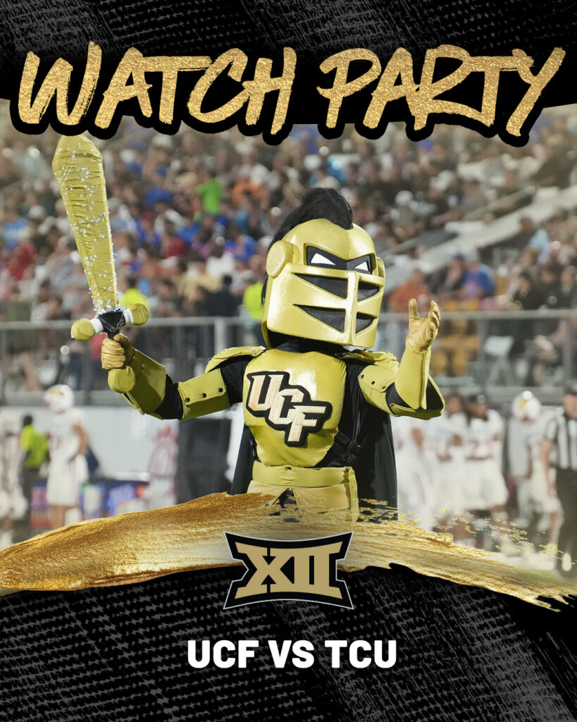 Promotional Graphic for the UCF vs. TCU Watch Parties