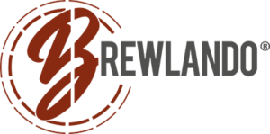 Logo featuring a rust-colored abstract mark on the left and a gray wordmark on the right.