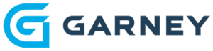 Blue square icon beside a dark blue wordmark logo.